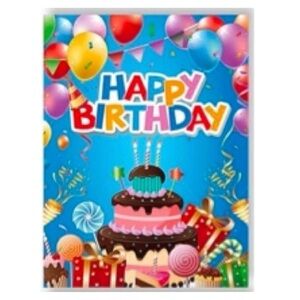 Birthday Cake Diamond Painting Kit 30x40cm Full Drill DIY Art